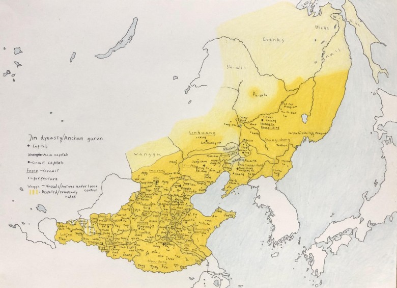 Mapa dynastii Jin 1142-1213