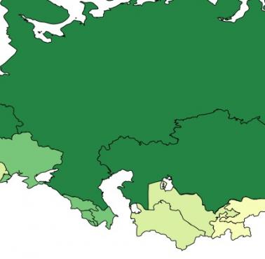 Wskaźnik rozwoju społecznego HDI (od ang. Human Development Index) w byłych sowieckich republikach