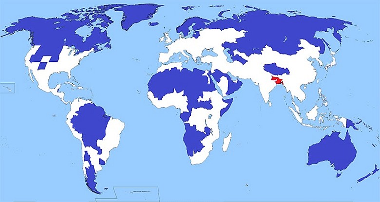 W części niebieskiej żyje 5% populacji Ziemi