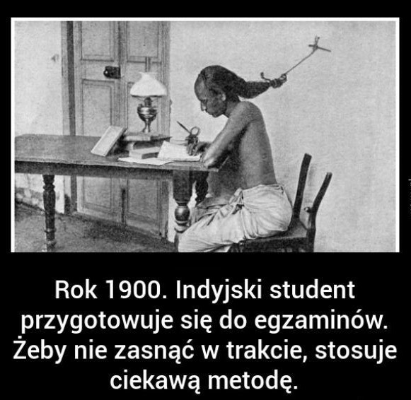 Aby nie zasnąć :), brytyjskie Indie, 1900