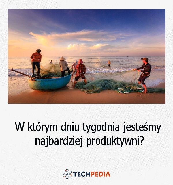 W którym dniu tygodnia jesteśmy najbardziej produktywni?