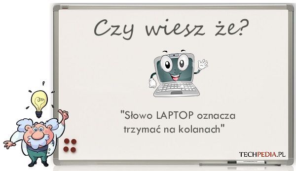 Słowo laptop pochodzi od ...