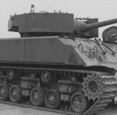 Dodatkowy pancerz na wieże Shermana do obrony przed Panzerfaustami