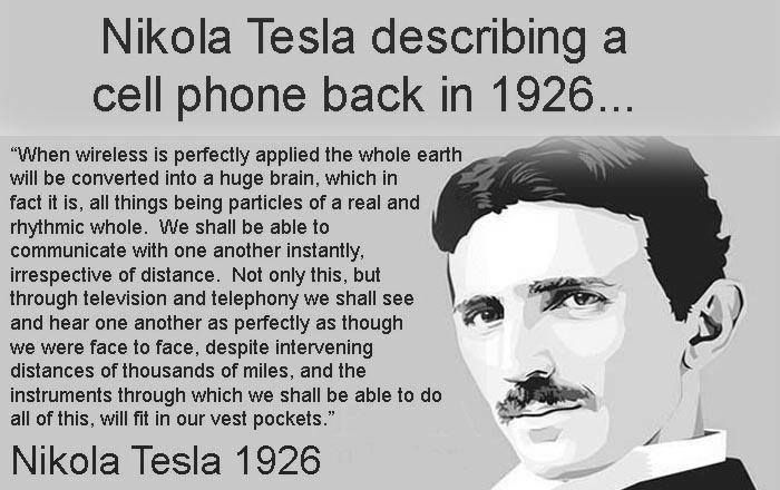 Nikola Tesla mówił o telefonach komórkowych w 1926 roku (ang.)