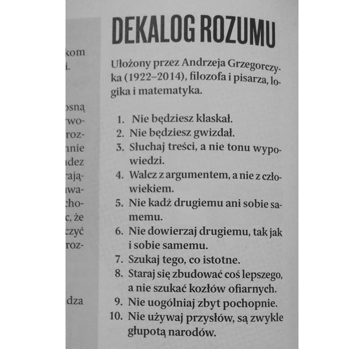 Dekalog rozumu