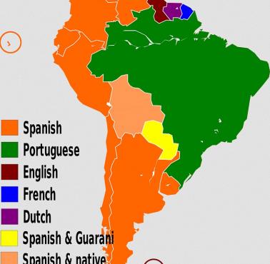 Języki używane w Ameryce Południowej