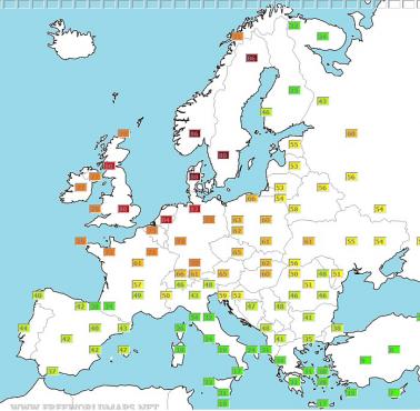 Genetyczne podobieństwo współczesnych Europejczyków do Wikingów, Sigtuna, Szwecja (nie uwzględniono cudzoziemców)