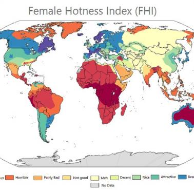 Indeks najgorętszych kobiet świata, Female Hotness Index (FHI)