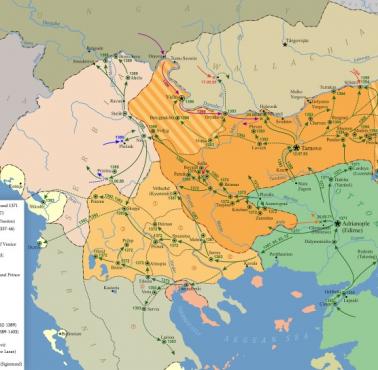 Podboje tureckie na Bałkanach w XIV wieku