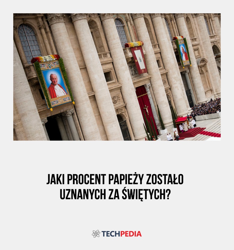 Jaki procent papieży zostało uznanych za świętych?