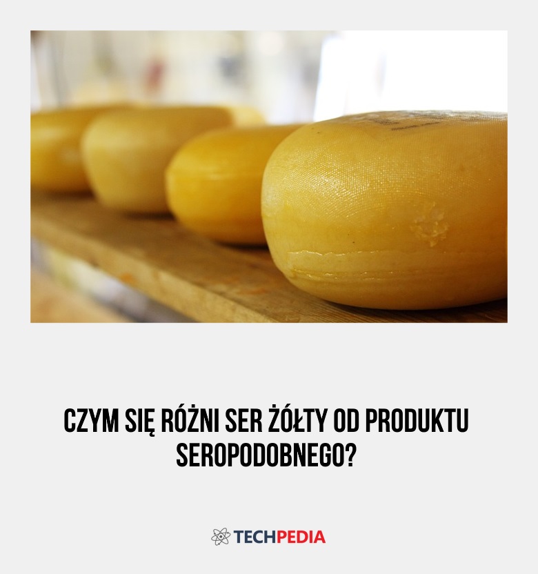 Czym się różni ser żółty od produktu seropodobnego?