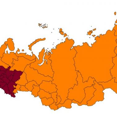 Rosyjski PKB podzielony na 2 równe części