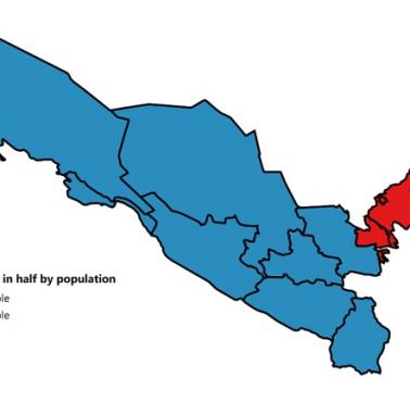Mapa pokazuje, gdzie mieszka połowa ludności Uzbekistanu