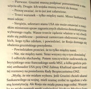 Wojna Rosji z Gruzją 2008. 10 sierpnia, Siergiej Ławrow dzwoni do Condoleezzy Rice