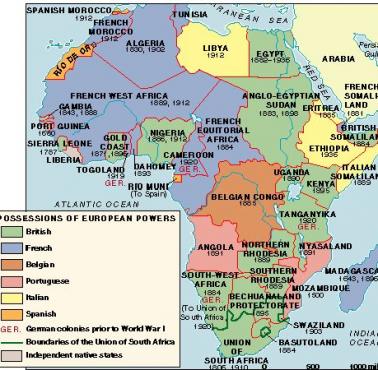 Kolonizacja Afryki przez mocarstwa kolonialne