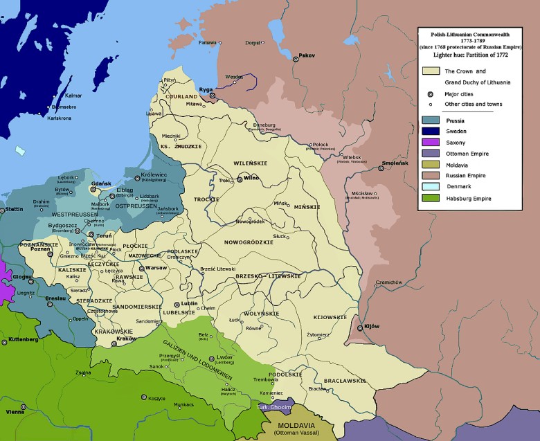 Pierwszy rozbiór Polski w 1773 roku