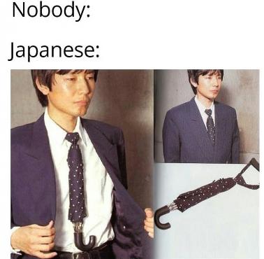 Japoński krawato - parasol