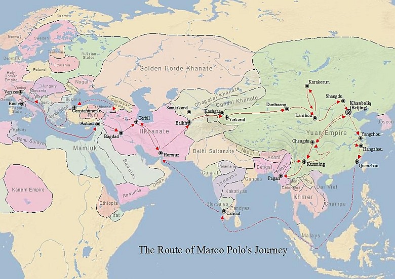 Podróż Marco Polo (1254-1324)