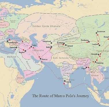 Podróż Marco Polo (1254-1324)