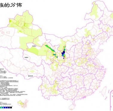 Populacja ludności Hui w Chinach (w tym Tajwan), na podstawie spisu z 2000 roku