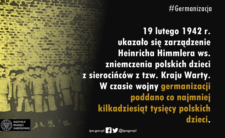 Dzieci poddane germanizacja musiały spełniać wymogi rasowe