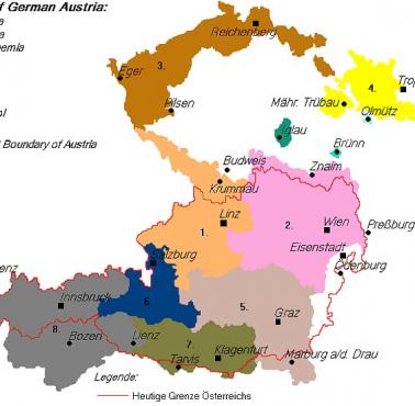 Niemcy w Austro-Węgrzech, 1918