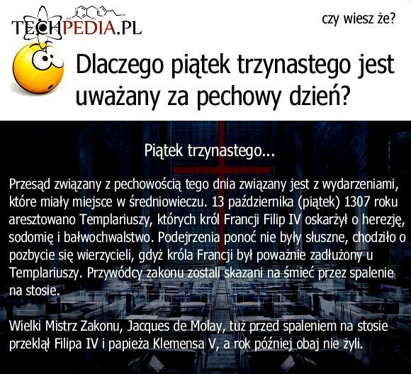 Dlaczego piątek trzynastego jest uważany za pechowy dzień?