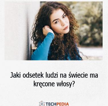 Jaki odsetek ludzi na świecie ma kręcone włosy?