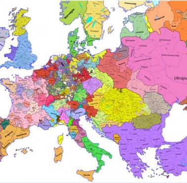 Europa w 1490 roku