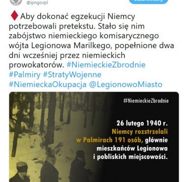 Aby dokonać egzekucji Niemcy potrzebowali pretekstu. Stało się nim zabójstwo niemieckiego komisarycznego wójta Legionowa ...