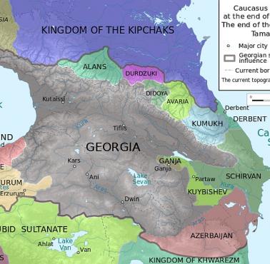 Kaukaz w 1213 roku