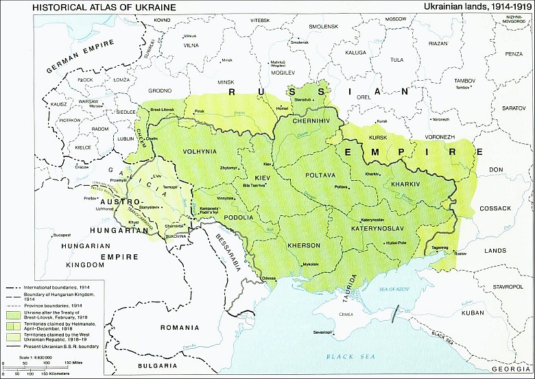 Ziemie ukraińskie 1914-1919