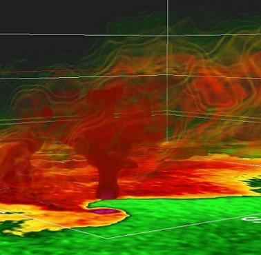 Tornado z Alabamy (3.3.2019) na zdjęciu 3d