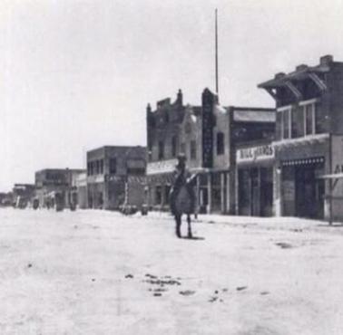 Centrum Las Vegas w 1912 roku