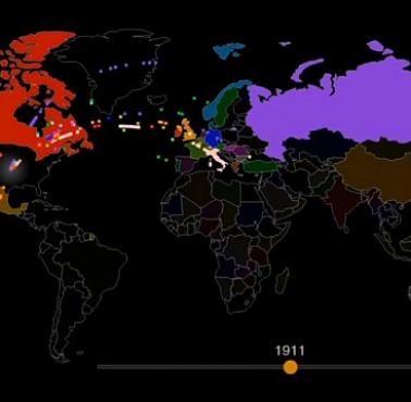 Imigracja do USA w całej historii tego państwa (animacja)