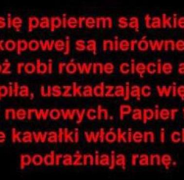 Dlaczego skaleczenie papierem tak bardzo boli?