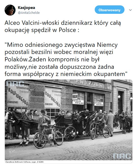 Alceo Valcini-włoski dziennikarz który całą okupację spędził w Polsce 