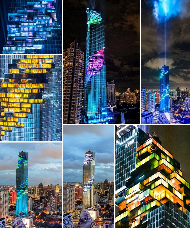 Wieżowiec King Power MahaNakhon, 314,2 m wysokości, Bangkok, Tajlandia