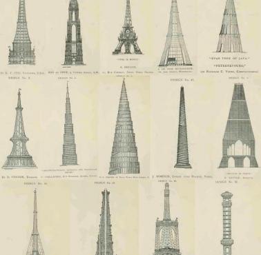Inne propozycje wieży Eiffla, które nigdy nie powstały