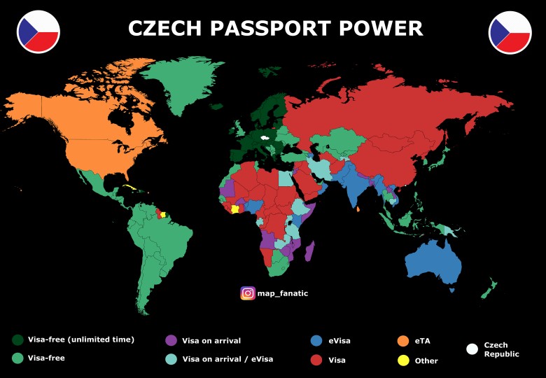 Siła czeskiego paszportu