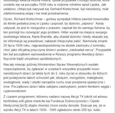 Szacuje się, że w wyniku Akcji T4 w latach 1939 - 1945 zgładzono około 200 tys. ludzi.