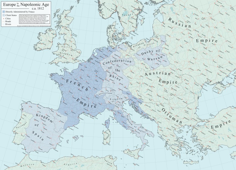 Imperium francuskie w czasach napoleońskich, 1812