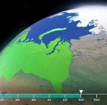Ekspansja terytorialna Rusi Kijowskiej i Rosji (animacja HD)