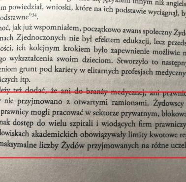 W USA w międzywojniu istniał na uczelniach numerus clausus dla Żydów, książka "Bieda, bogactwo i polityka w ujęci" Thomas Sowell