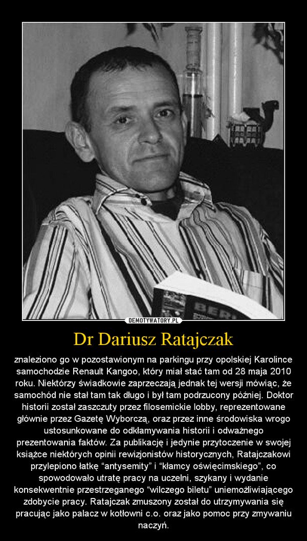 Wolność słowa i badań w III RP - dr Dariusz Ratajczak