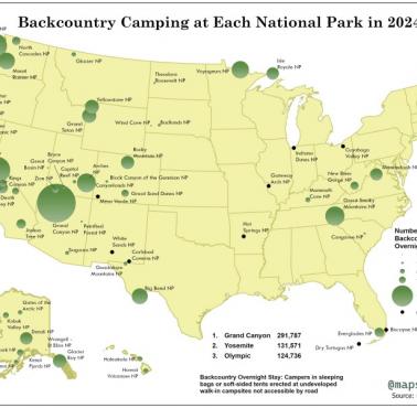 Kamping w każdym parku narodowym USA w 2024 roku