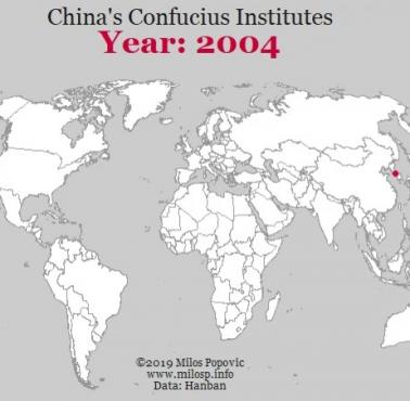 Chińskie Instytuty Konfucjusza, 2004-2019 (animacja)