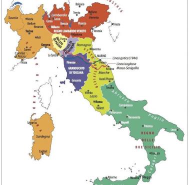 Włochy w 1860 roku