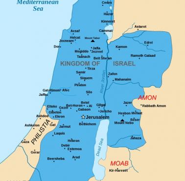 Królestwo Izraela z 1000 roku p.n.e.