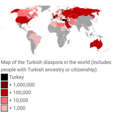 Turecka diaspora na świecie